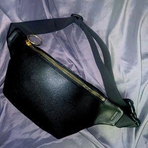 Adjustable Leather Belt Bag